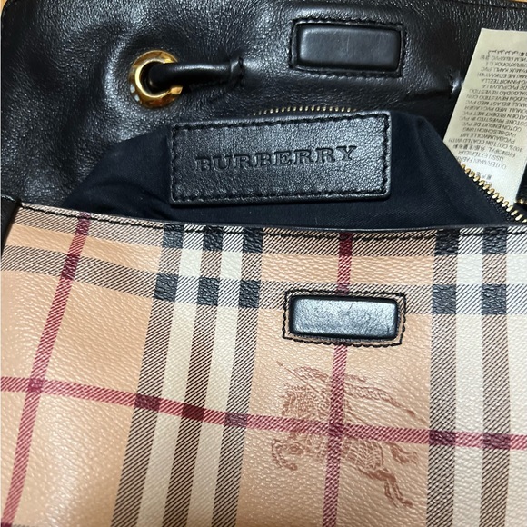 Burberry Small Hayamarket Check Clutch Bag - Detachable Strap - Black 39249901 - Picture 13 of 15